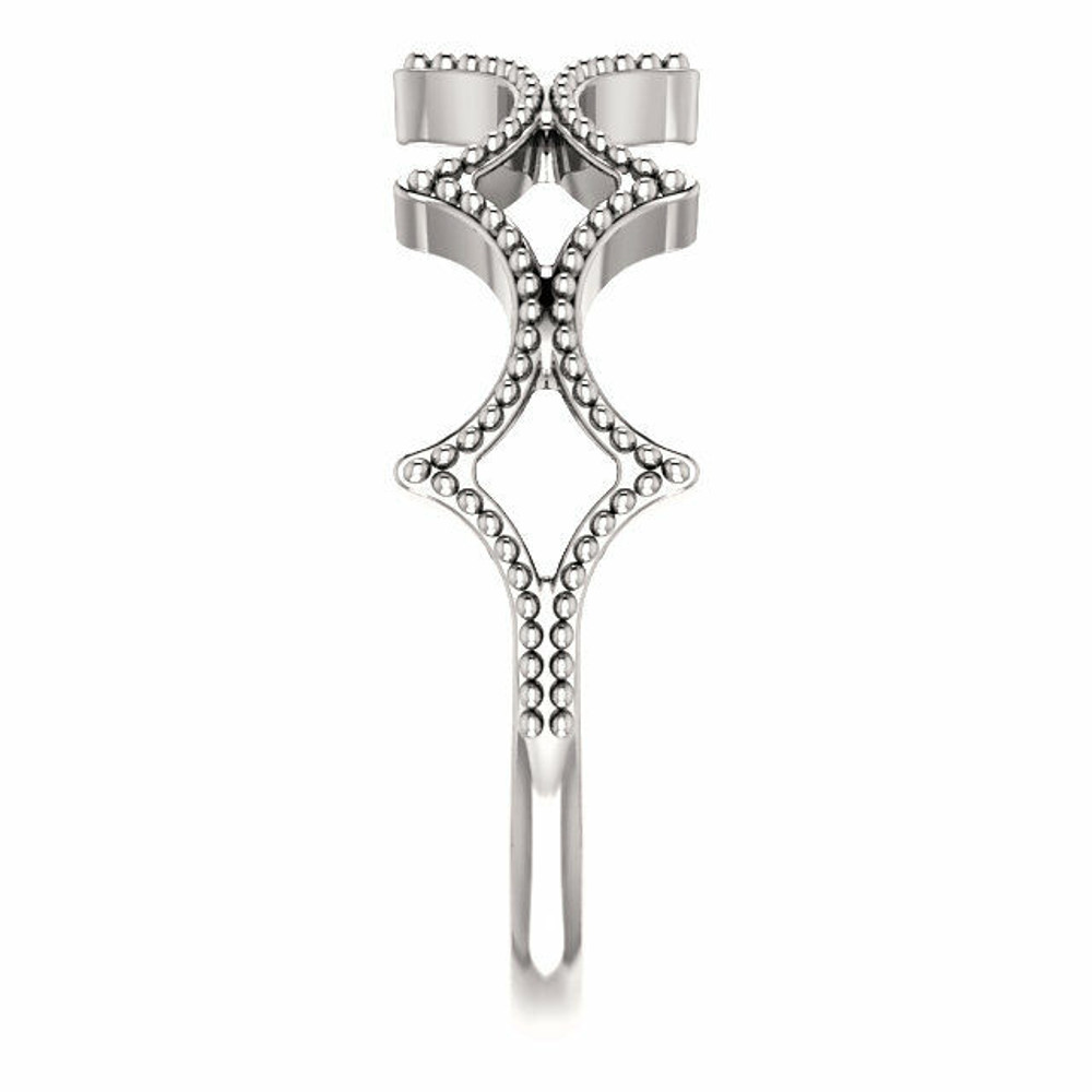 Introducing our beautiful and versatile Stackable Geometric Ring in Sterling Silver.The modern geometric design of this ring makes it a unique and eye-catching accessory that can be worn on any occasion.
