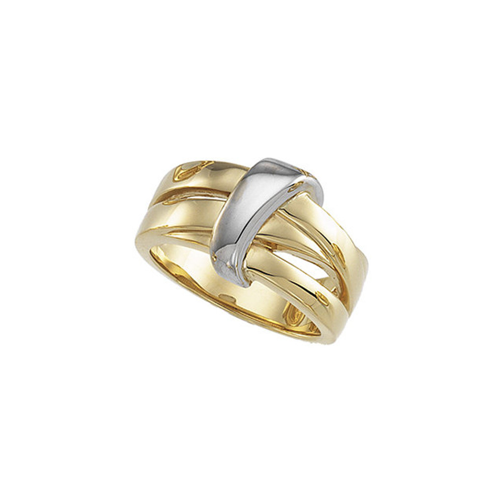 Product Specifications

Quality: 14K Yellow/White Gold

Standard Ring Size: 7.00

Weight: 11.20 Grams

Finish State: Polished