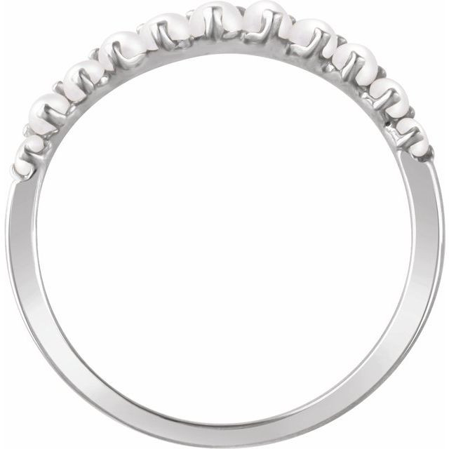 Celebrate their June birthday with this delightful cultured pearl ring.