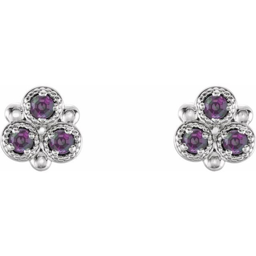 The perfect gift for her June birthday, these spirited earrings offer eye-catching style.