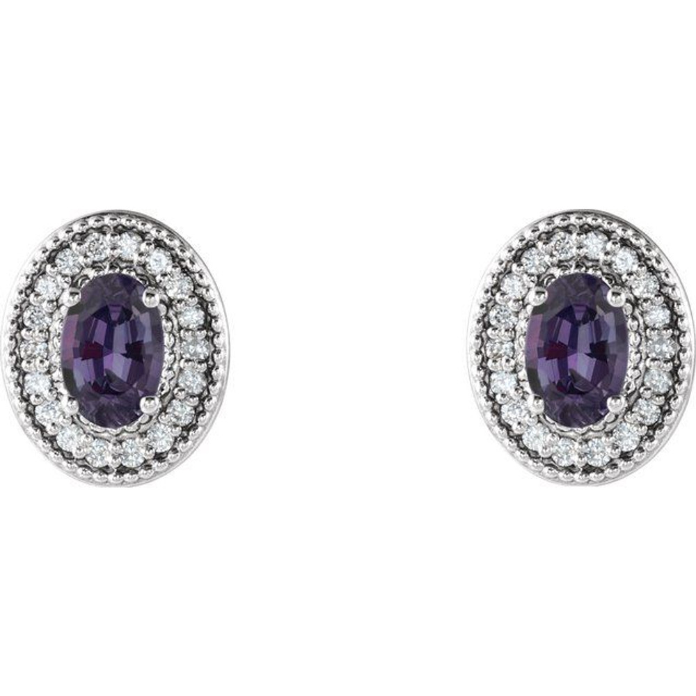 The perfect gift for her June birthday, these spirited earrings offer eye-catching style.