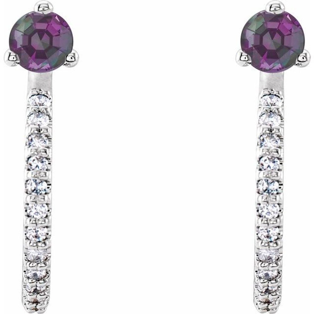 The perfect gift for her June birthday, these spirited earrings offer eye-catching style.