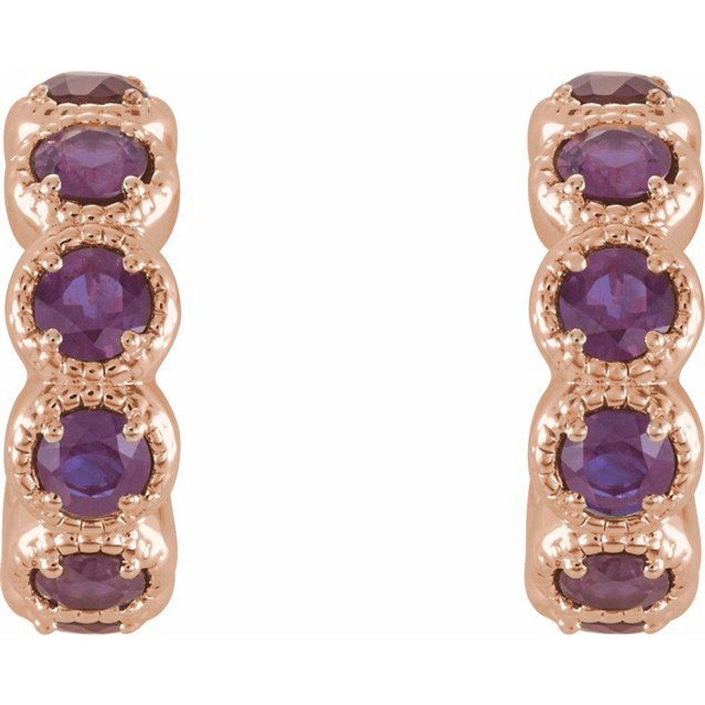 The perfect gift for her June birthday, these earrings offer eye-catching style
