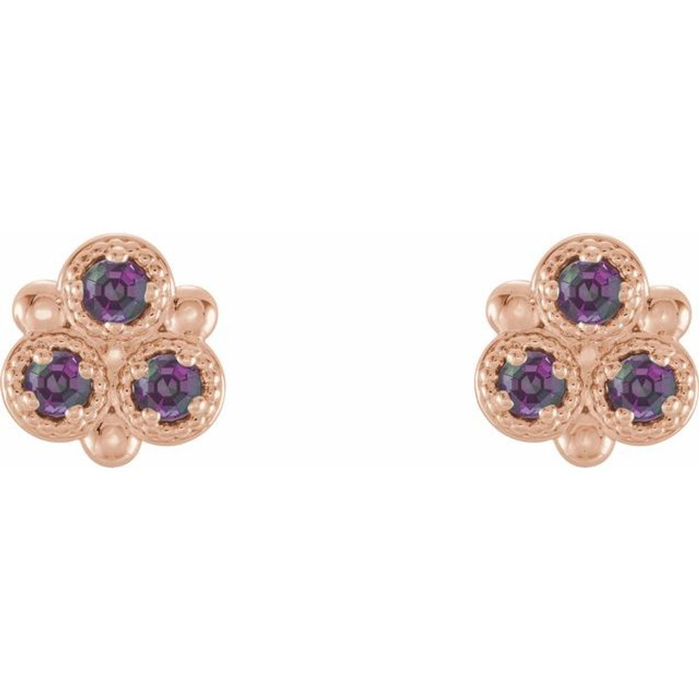 The perfect gift for her June birthday, these earrings offer eye-catching style