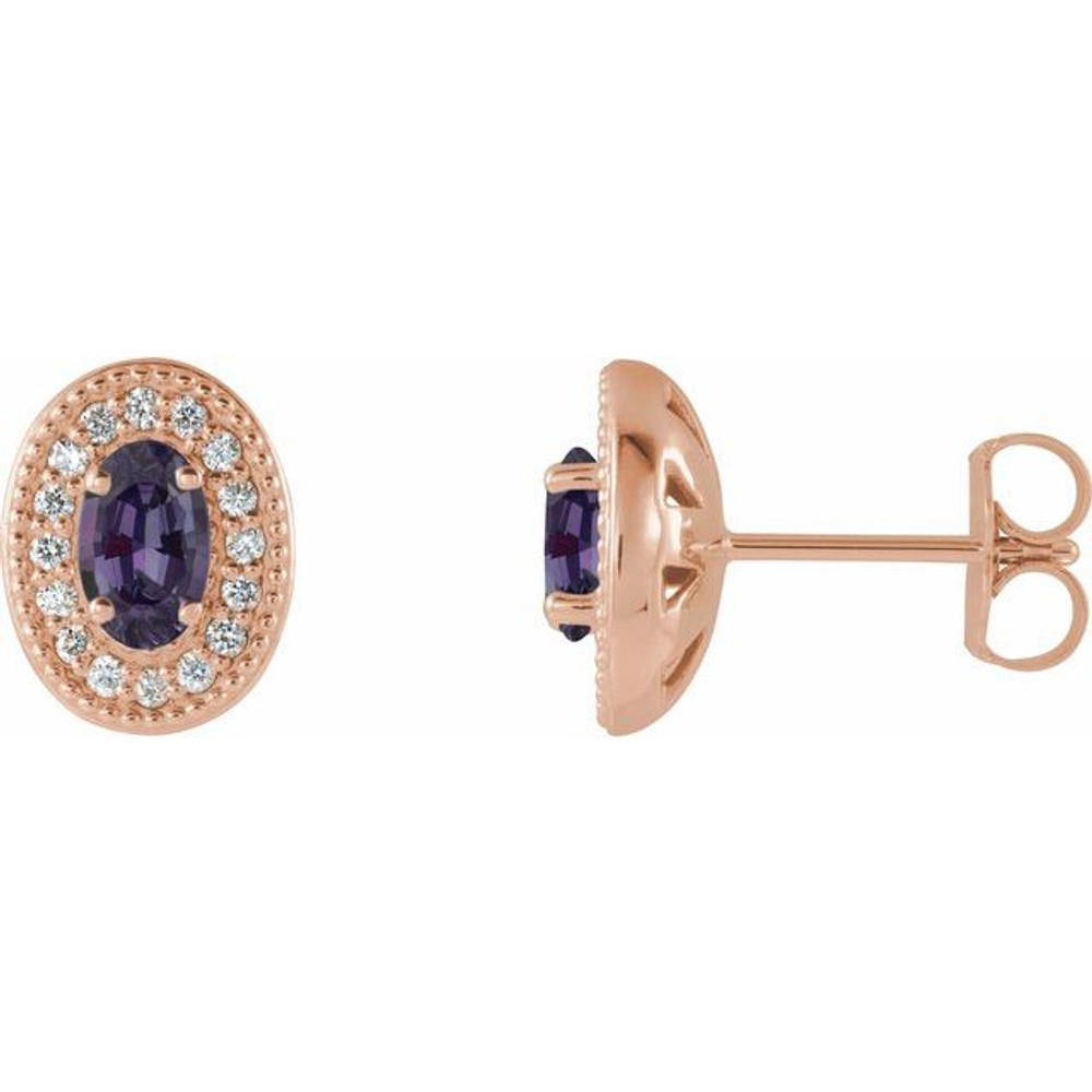 The perfect gift for her June birthday, these earrings offer eye-catching style