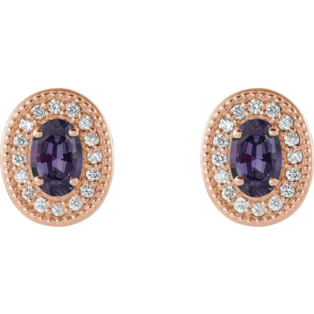 The perfect gift for her June birthday, these earrings offer eye-catching style