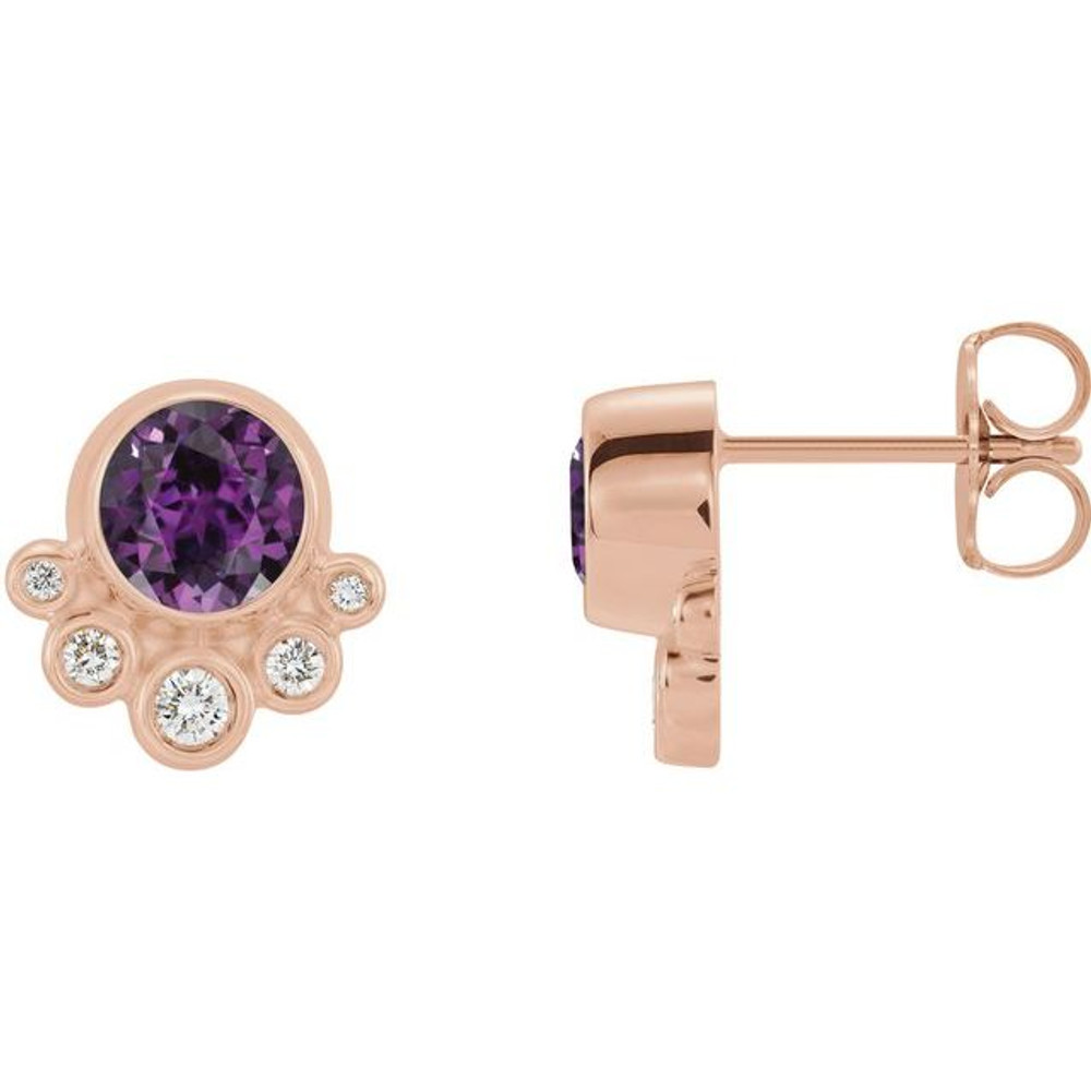 The perfect gift for her June birthday, these earrings offer eye-catching style