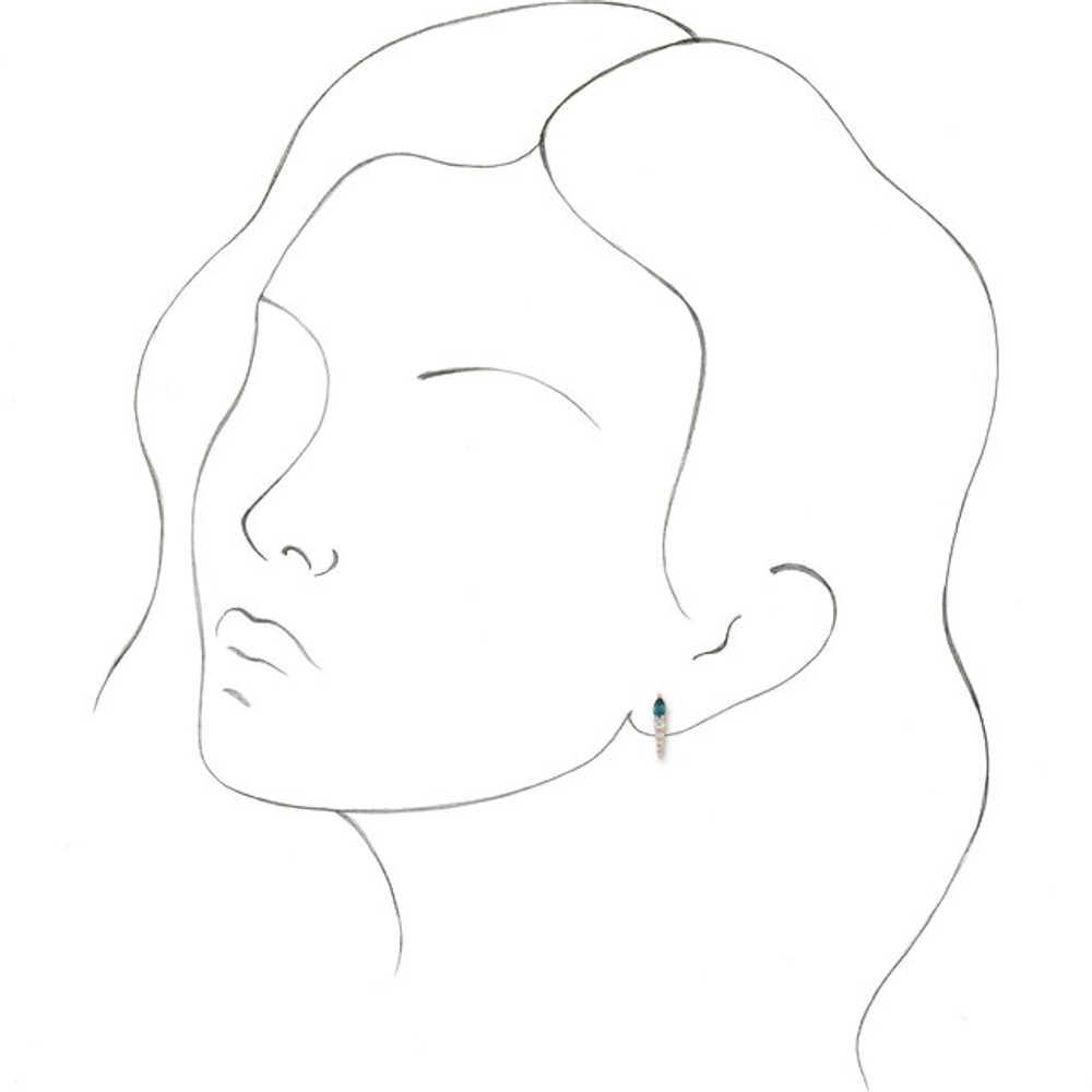 The perfect gift for her June birthday, these earrings offer eye-catching style