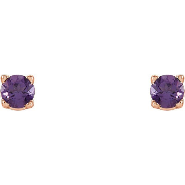 Keep life colorful with the happy hue and standout style of these amethyst gemstone earrings.