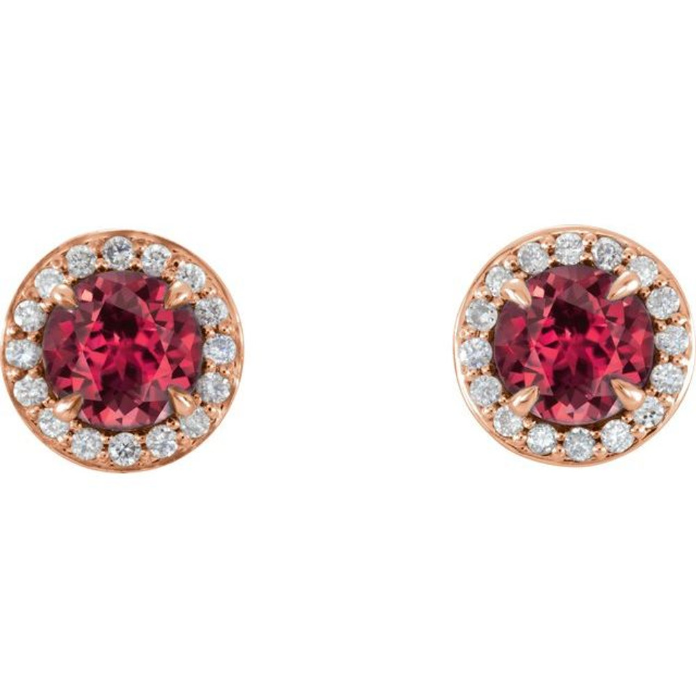 The birthstone of July, rubies symbolize royalty, power and passion, and are said to bring vitality, courage, romance and friendship to those who wear them. These brilliant ruby earrings are the perfect piece for your special someone.