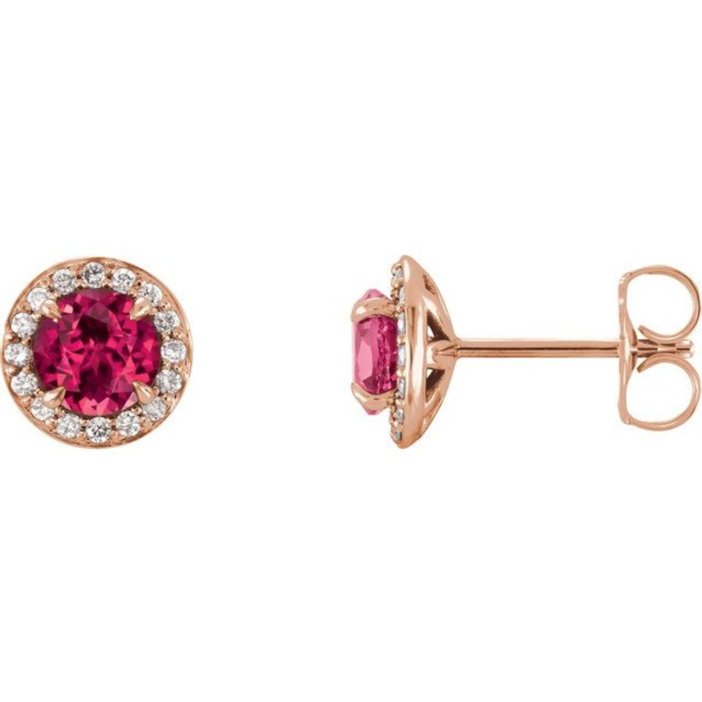 The birthstone of July, rubies symbolize royalty, power and passion, and are said to bring vitality, courage, romance and friendship to those who wear them. These brilliant ruby earrings are the perfect piece for your special someone.