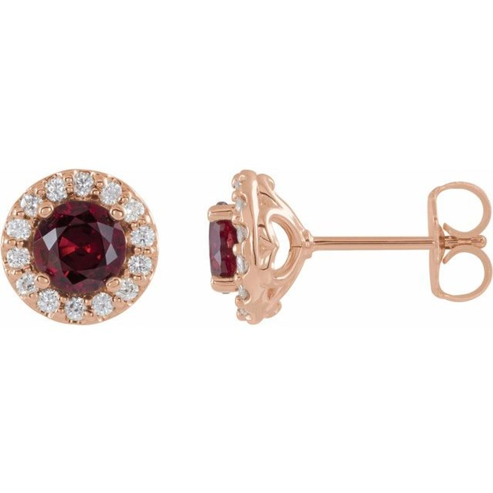 The birthstone of July, rubies symbolize royalty, power and passion, and are said to bring vitality, courage, romance and friendship to those who wear them. These brilliant ruby earrings are the perfect piece for your special someone.