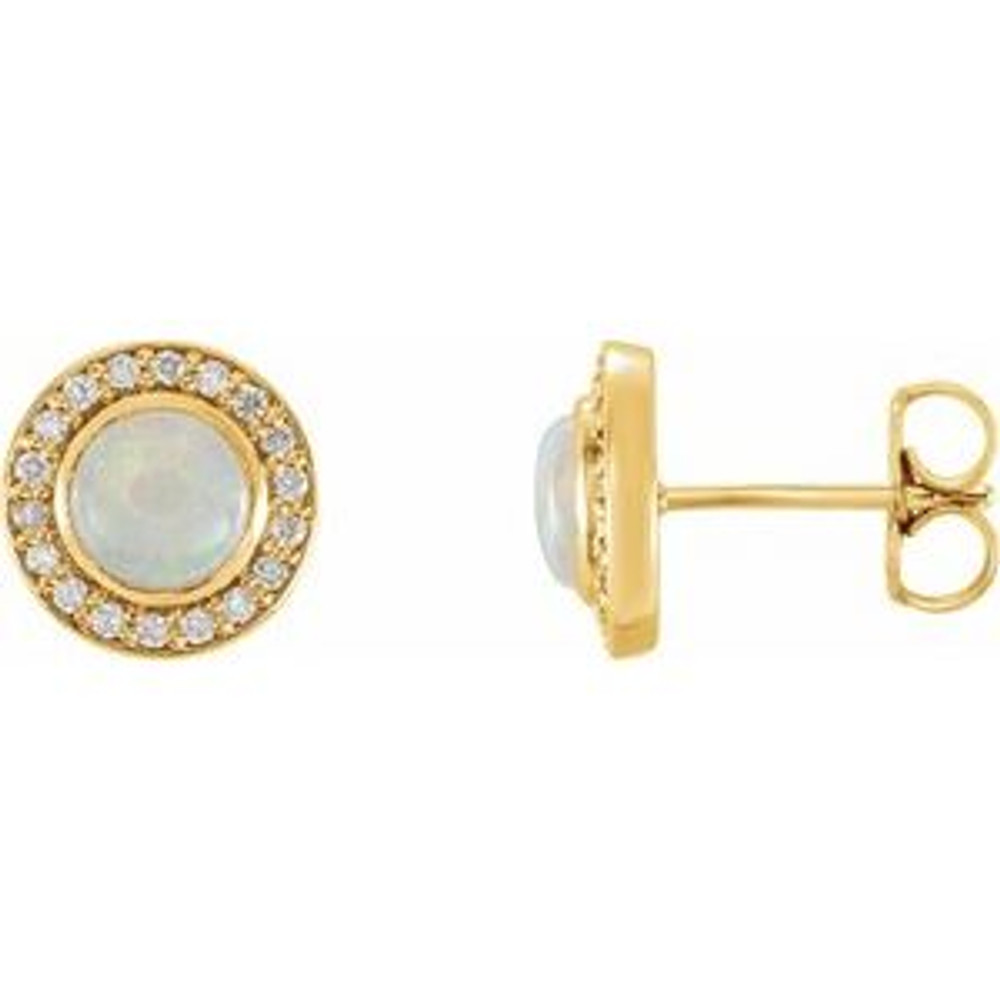 The ancient Greeks believed opals gave their owners the gift of prophecy and guarded them from disease. Europeans have long considered the gem a symbol of hope, purity, and truth. Opal is considered an October birthstone. Some people think it's unlucky for anyone born in another month to wear an opal.