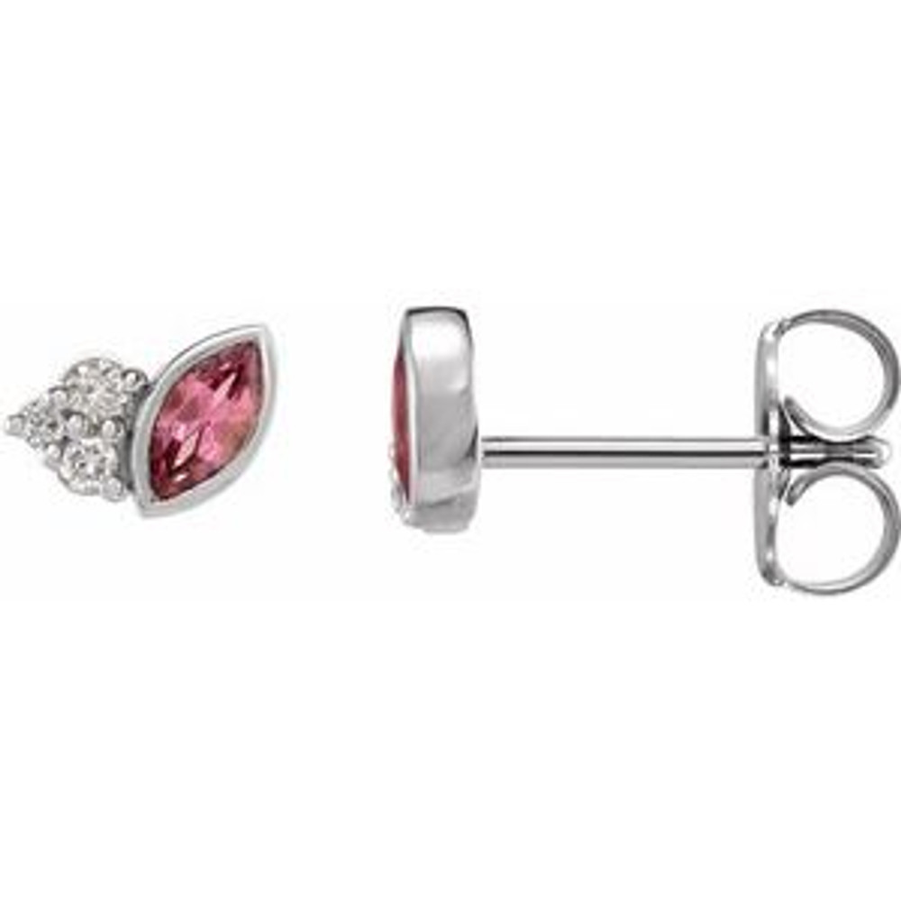 Take your look from ready to resplendent with these pink tourmaline earrings.