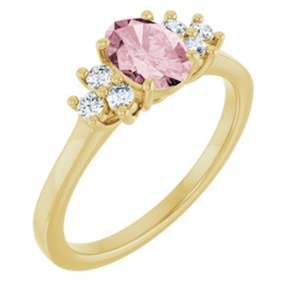 Ready for any occasion, this beautiful gemstone ring increases the sophistication factor of your favorite looks.