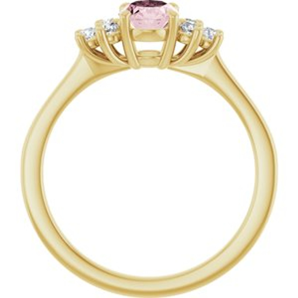 Ready for any occasion, this beautiful gemstone ring increases the sophistication factor of your favorite looks.