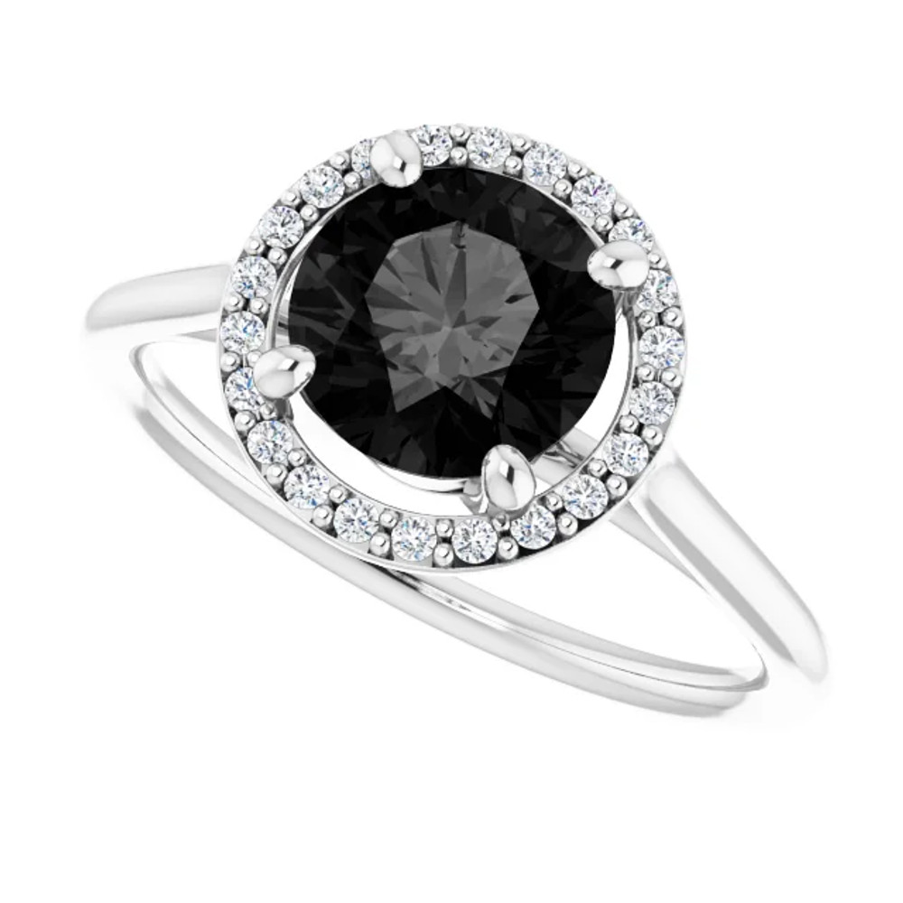 Wear bold color in a sophisticated way with this black onyx ring, an anytime choice you'll turn to often.
