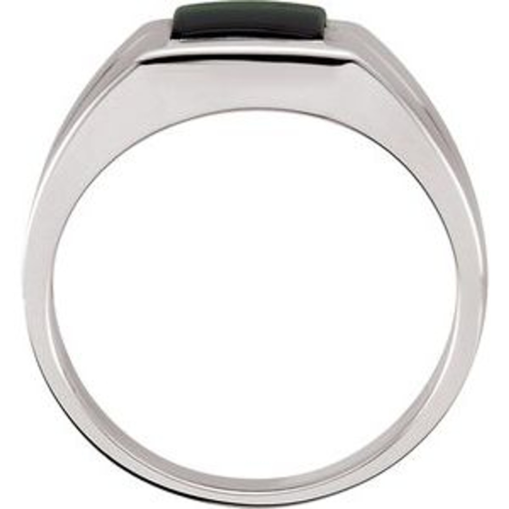 Wear bold color in a sophisticated way with this black onyx ring, an anytime choice you'll turn to often.