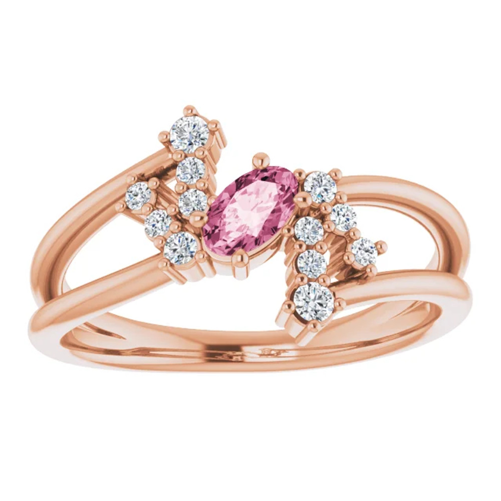 Fabulous and feminine, this pink tourmaline ring will make you feel more beautiful than ever after just moments of having it on.