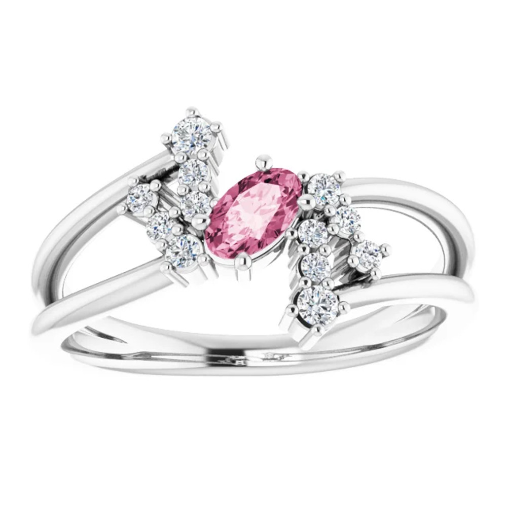 Fabulous and feminine, this pink tourmaline ring will make you feel more beautiful than ever after just moments of having it on.