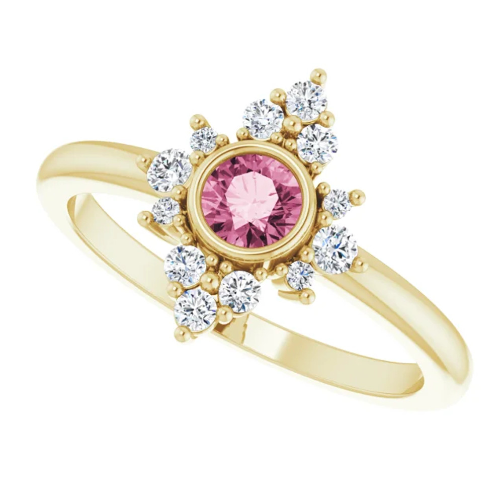 Fabulous and feminine, this pink tourmaline ring will make you feel more beautiful than ever after just moments of having it on.