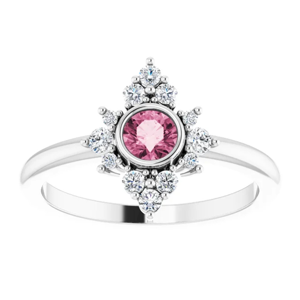 Fabulous and feminine, this pink tourmaline ring will make you feel more beautiful than ever after just moments of having it on.