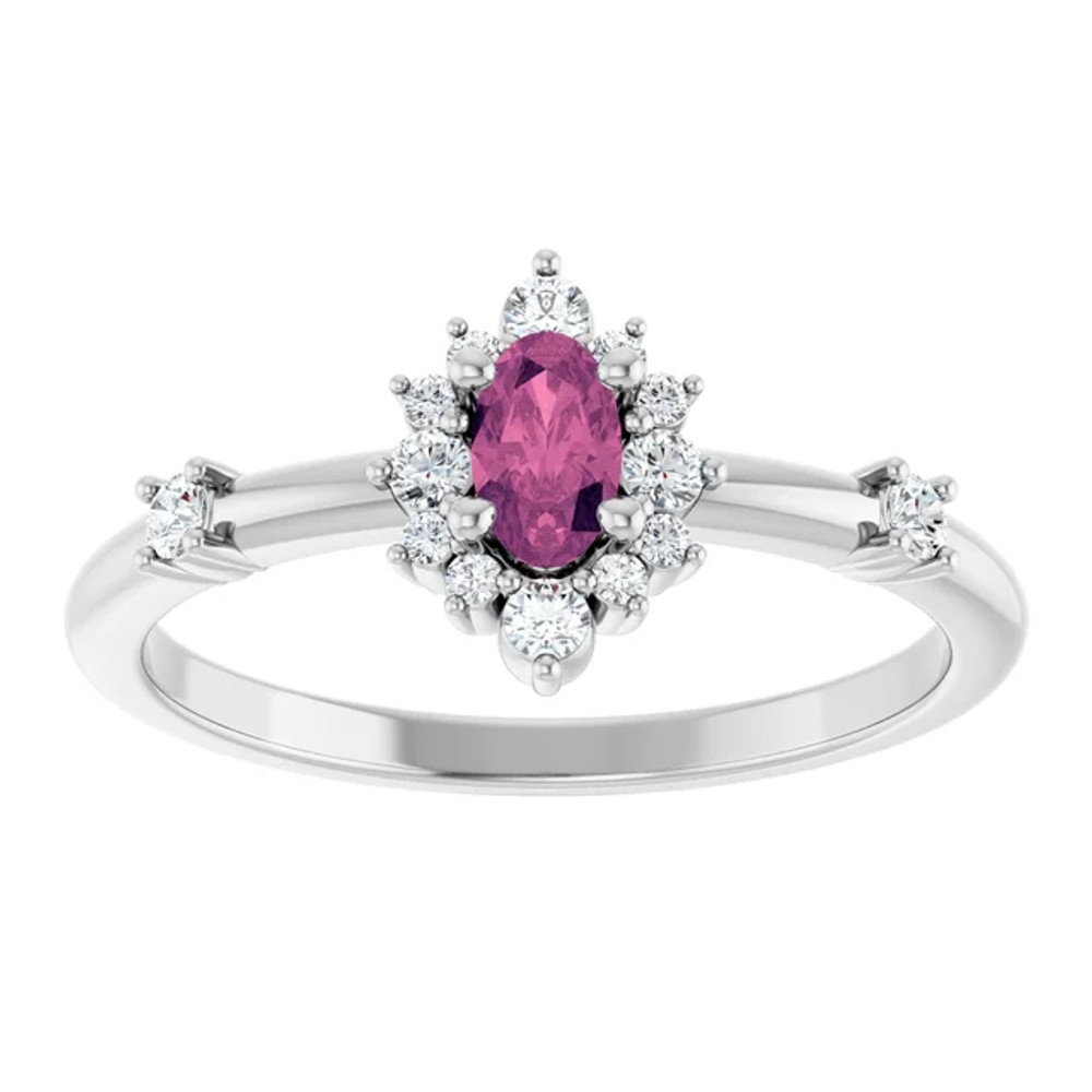 Fabulous and feminine, this pink tourmaline ring will make you feel more beautiful than ever after just moments of having it on.