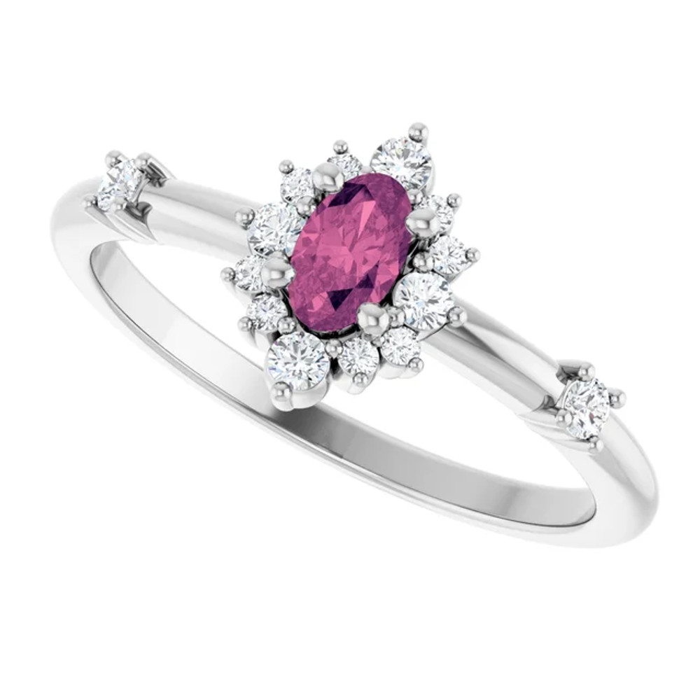 Fabulous and feminine, this pink tourmaline ring will make you feel more beautiful than ever after just moments of having it on.