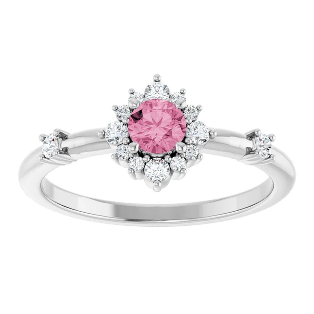 Fabulous and feminine, this pink tourmaline ring will make you feel more beautiful than ever after just moments of having it on.