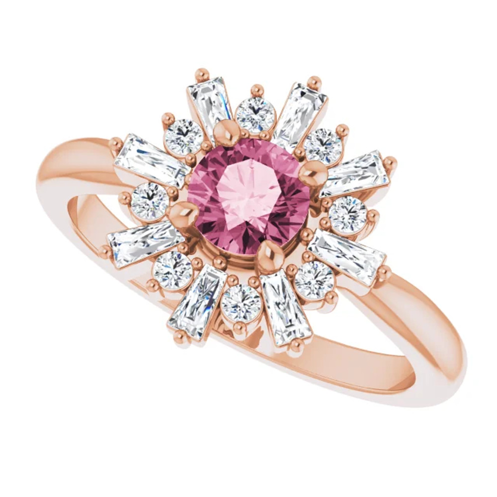Fabulous and feminine, this pink tourmaline ring will make you feel more beautiful than ever after just moments of having it on.