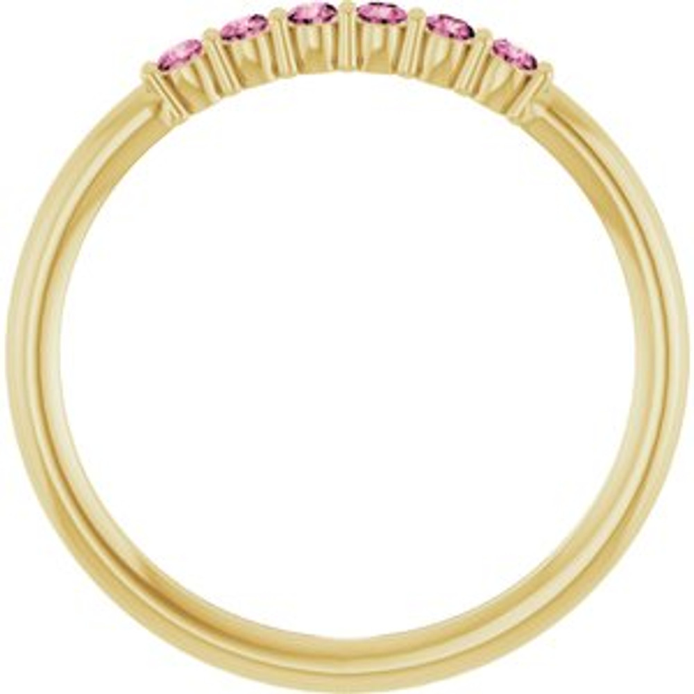 Fabulous and feminine, this pink tourmaline ring will make you feel more beautiful than ever after just moments of having it on.