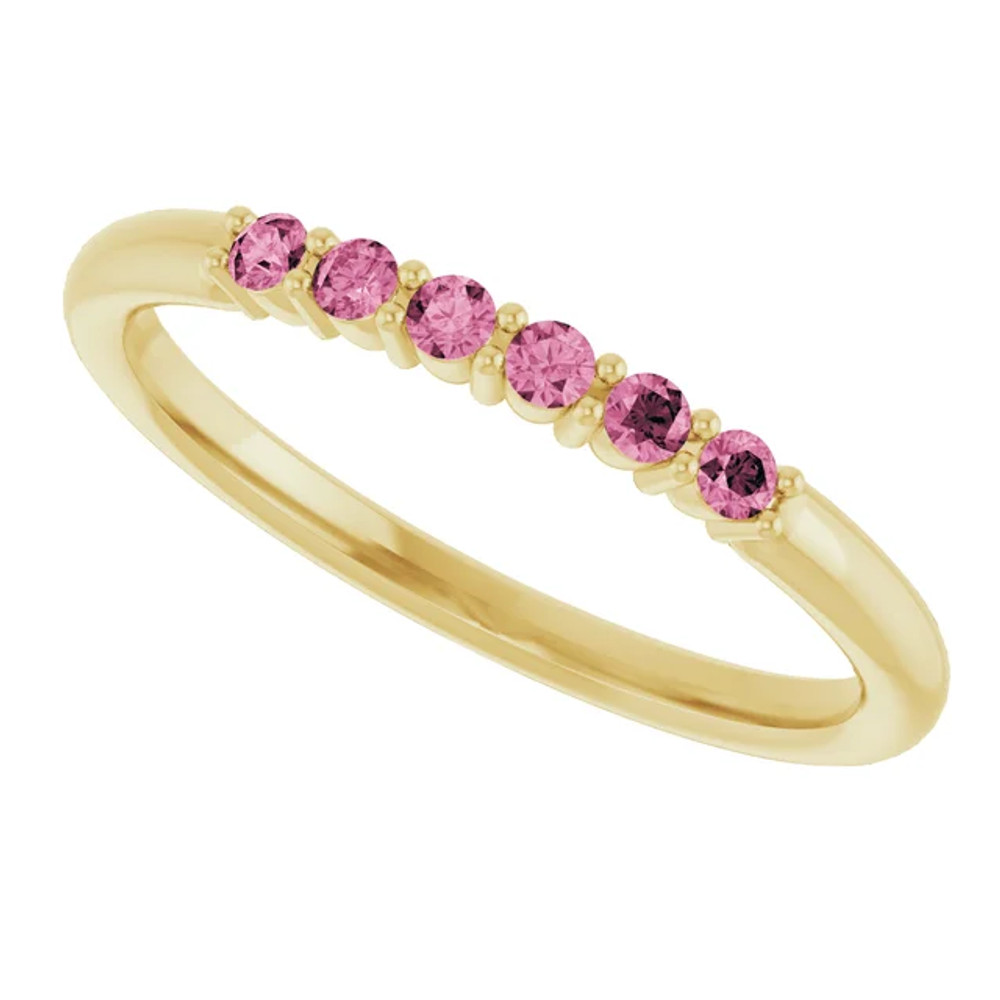 Fabulous and feminine, this pink tourmaline ring will make you feel more beautiful than ever after just moments of having it on.