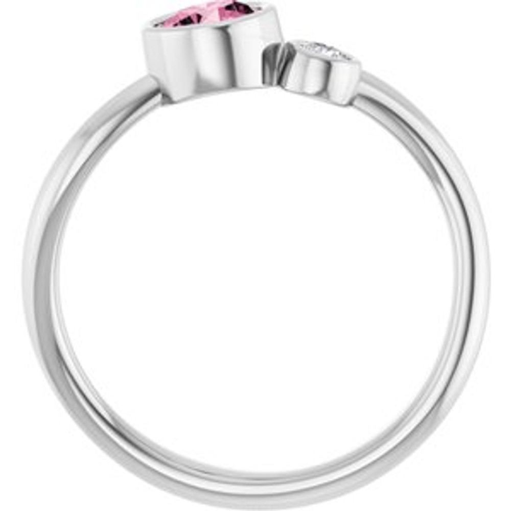 Fabulous and feminine, this pink tourmaline ring will make you feel more beautiful than ever after just moments of having it on.