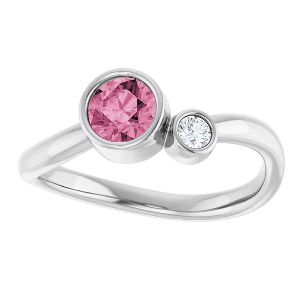 Fabulous and feminine, this pink tourmaline ring will make you feel more beautiful than ever after just moments of having it on.