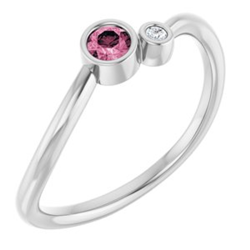 Fabulous and feminine, this pink tourmaline ring will make you feel more beautiful than ever after just moments of having it on.