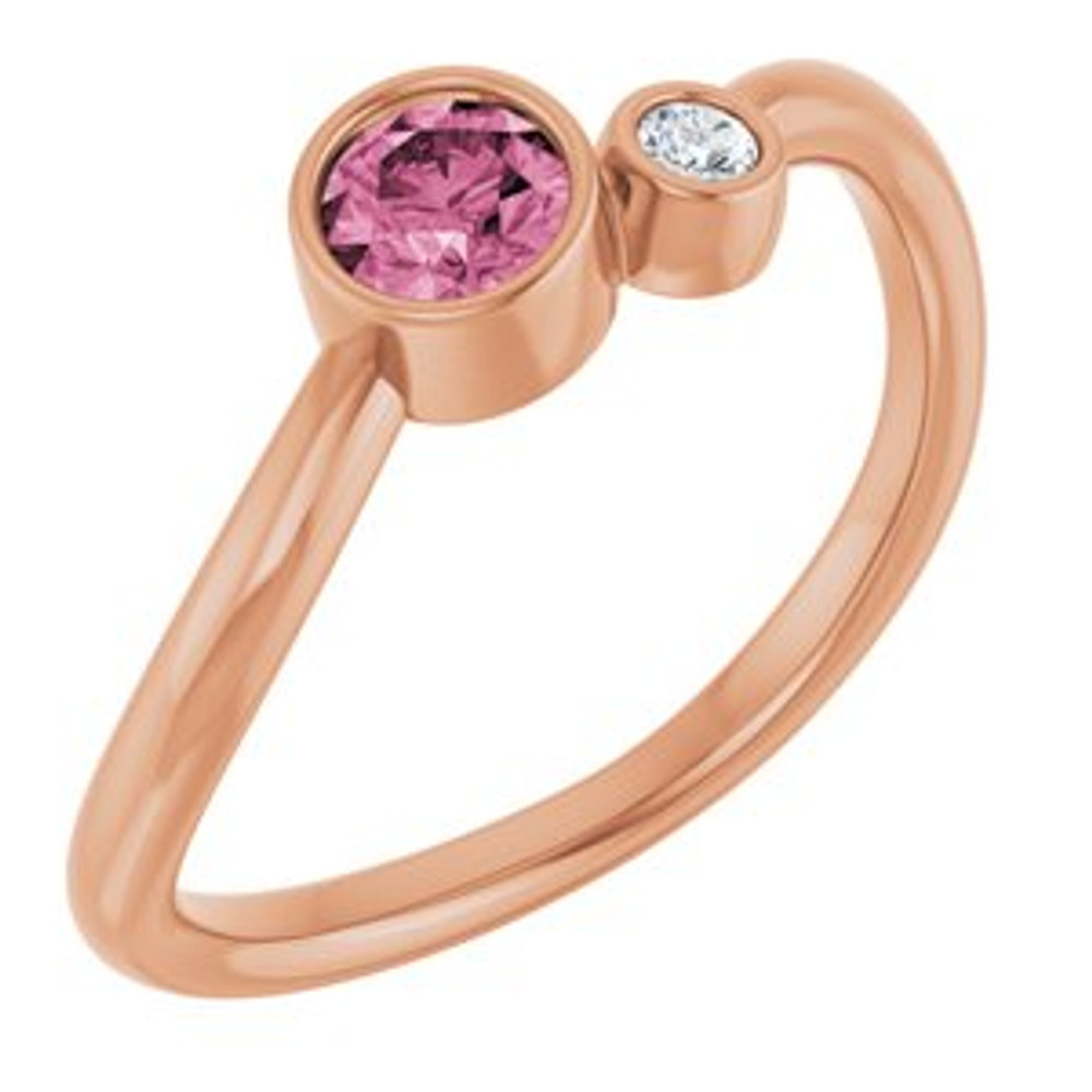 Fabulous and feminine, this pink tourmaline ring will make you feel more beautiful than ever after just moments of having it on.