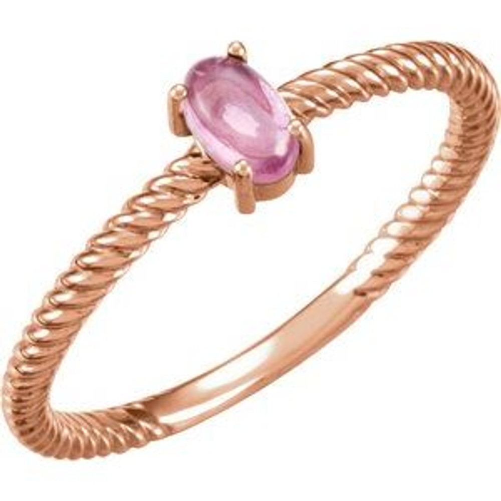 Fabulous and feminine, this pink tourmaline ring will make you feel more beautiful than ever after just moments of having it on.