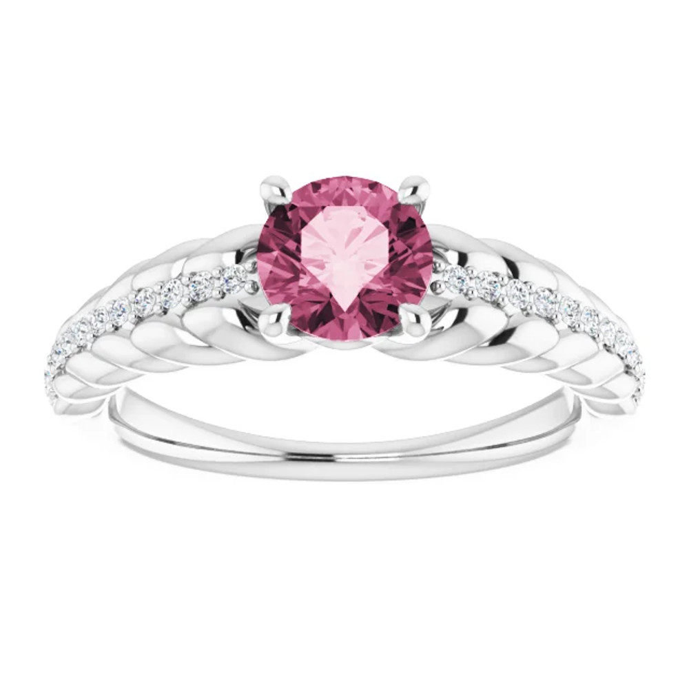 Fabulous and feminine, this pink tourmaline ring will make you feel more beautiful than ever after just moments of having it on.