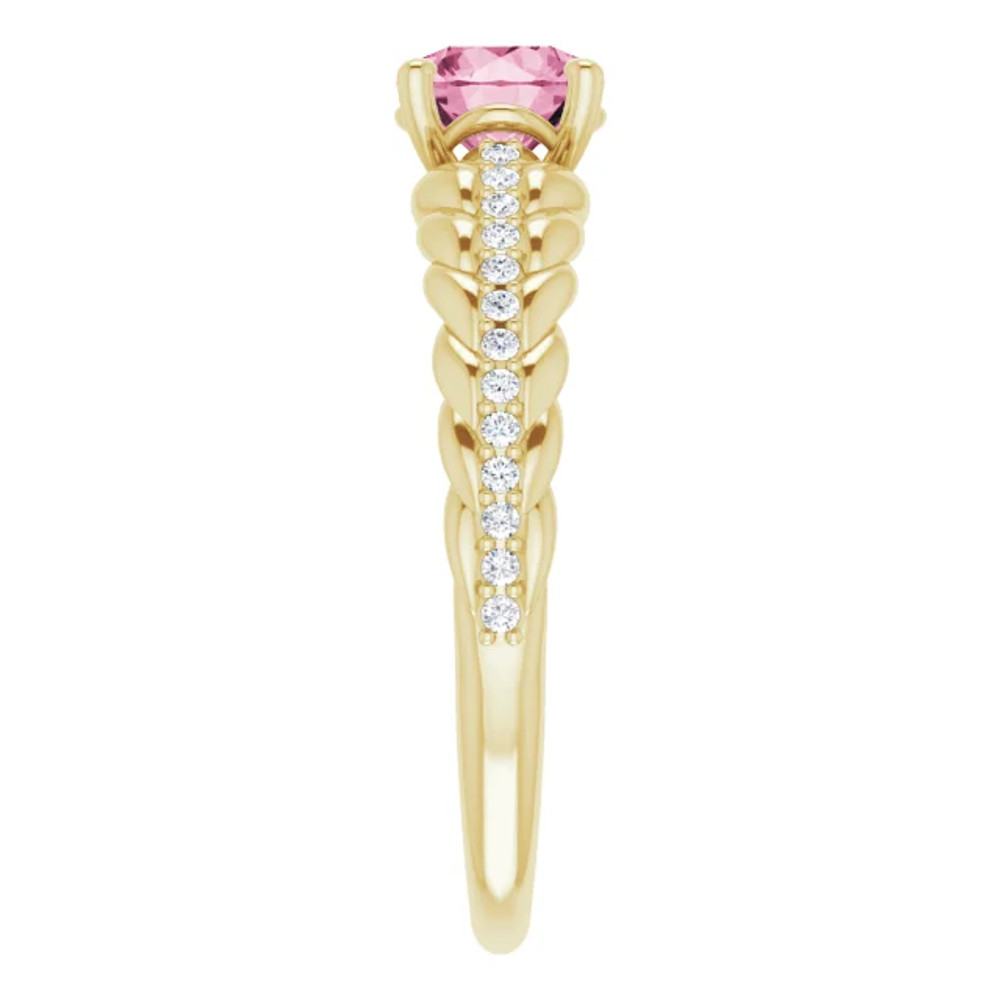 Fabulous and feminine, this pink tourmaline ring will make you feel more beautiful than ever after just moments of having it on.