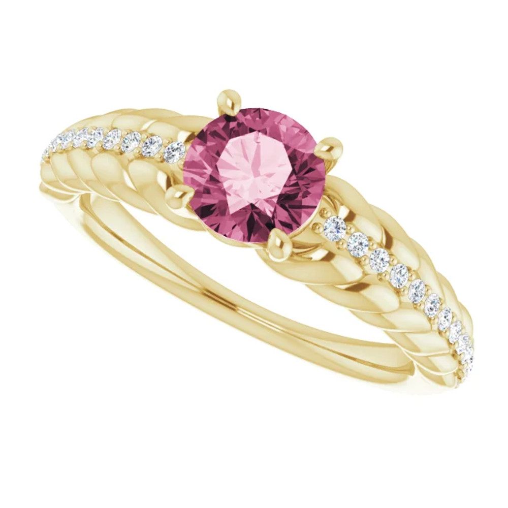 Fabulous and feminine, this pink tourmaline ring will make you feel more beautiful than ever after just moments of having it on.