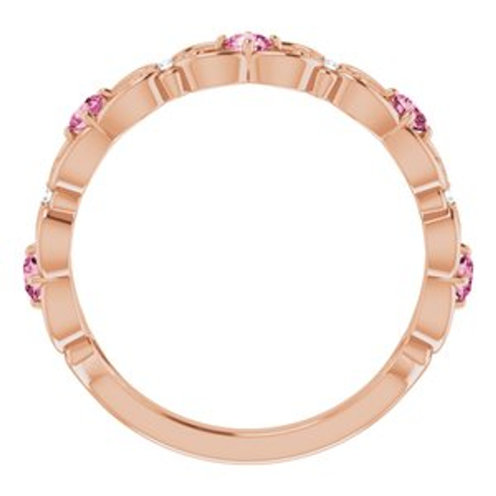 Fabulous and feminine, this pink tourmaline ring will make you feel more beautiful than ever after just moments of having it on.