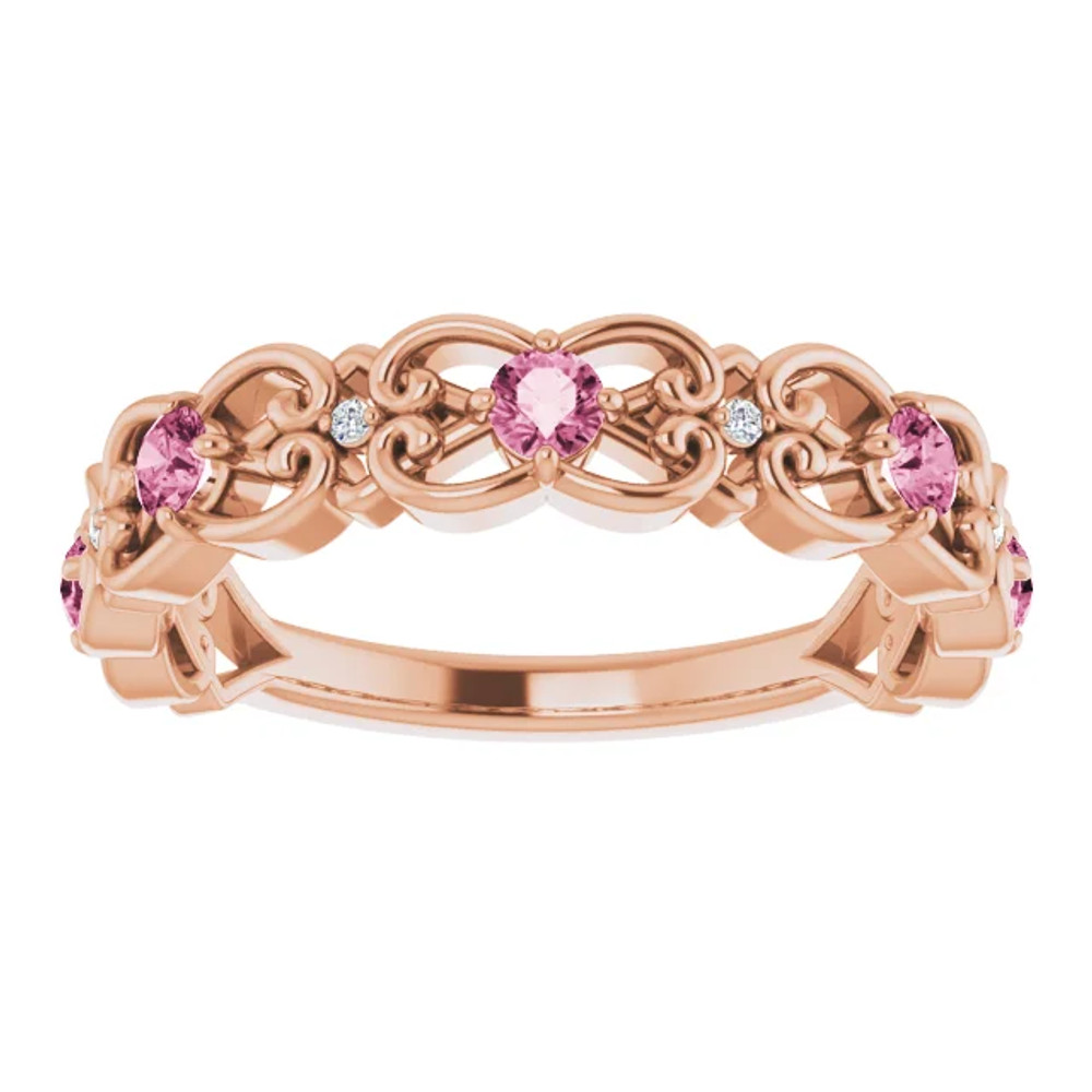 Fabulous and feminine, this pink tourmaline ring will make you feel more beautiful than ever after just moments of having it on.