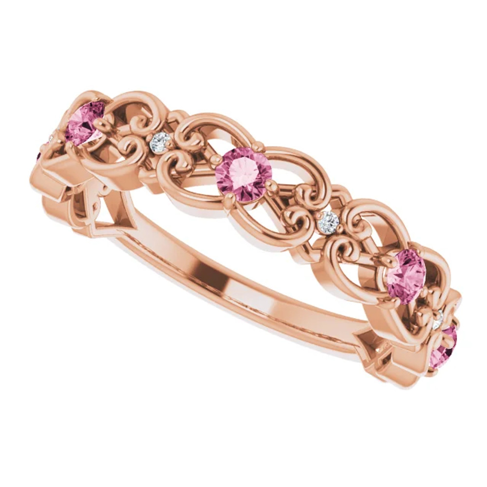 Fabulous and feminine, this pink tourmaline ring will make you feel more beautiful than ever after just moments of having it on.