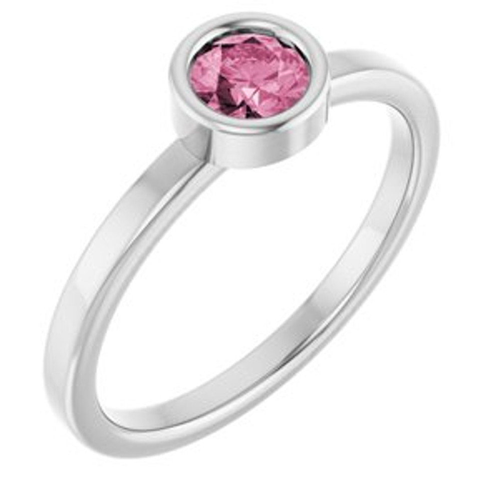 Fabulous and feminine, this pink tourmaline ring will make you feel more beautiful than ever after just moments of having it on.