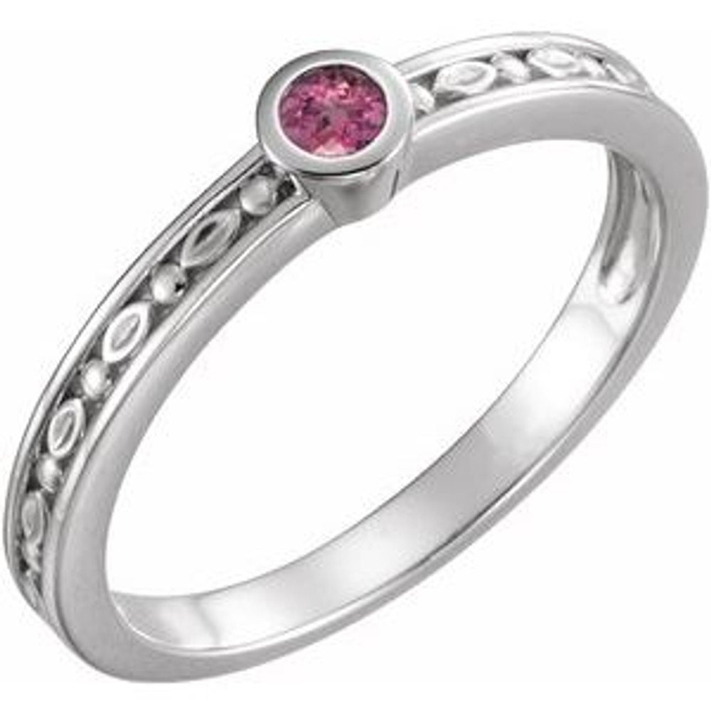 Fabulous and feminine, this pink tourmaline ring will make you feel more beautiful than ever after just moments of having it on.