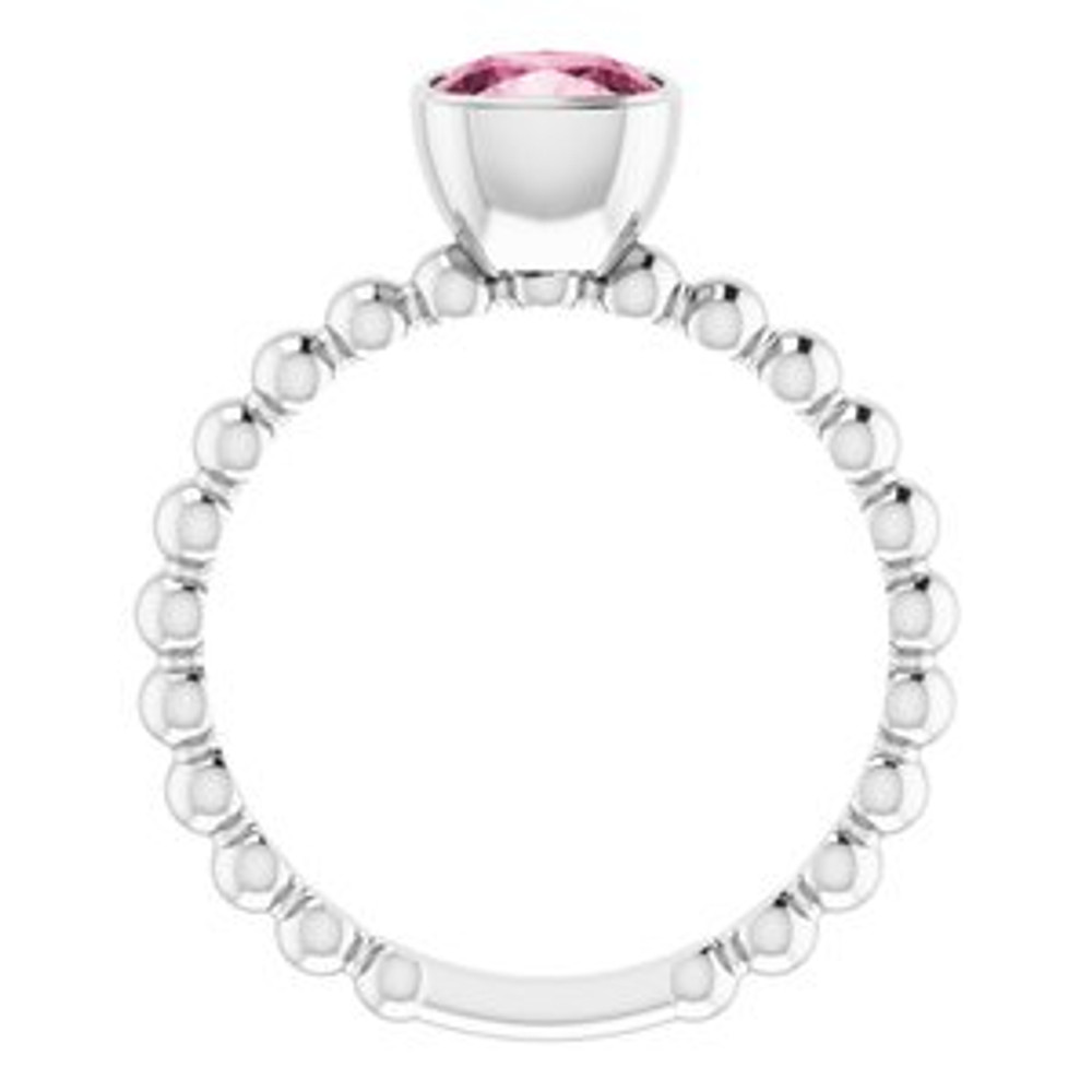 Fabulous and feminine, this pink tourmaline ring will make you feel more beautiful than ever after just moments of having it on.