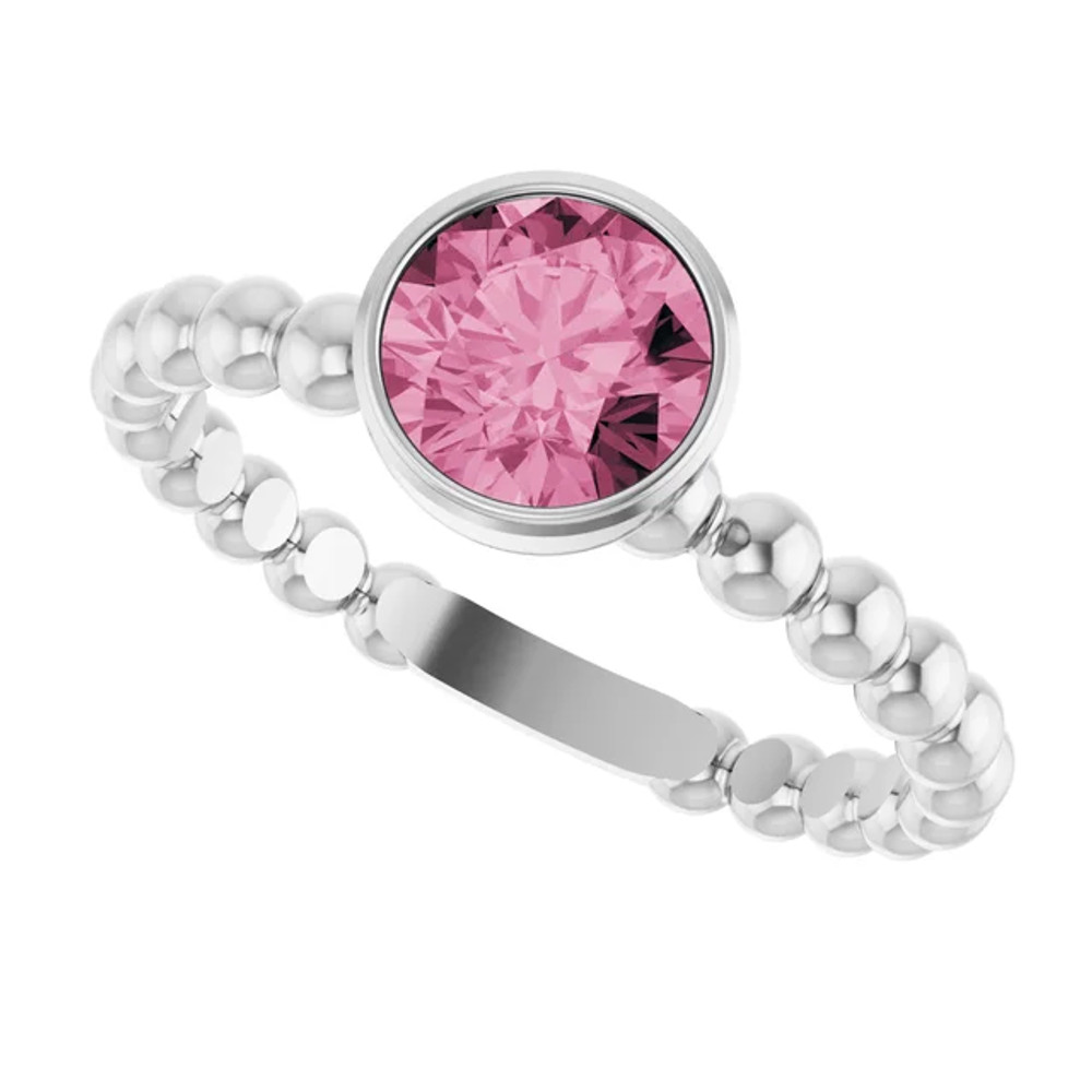 Fabulous and feminine, this pink tourmaline ring will make you feel more beautiful than ever after just moments of having it on.