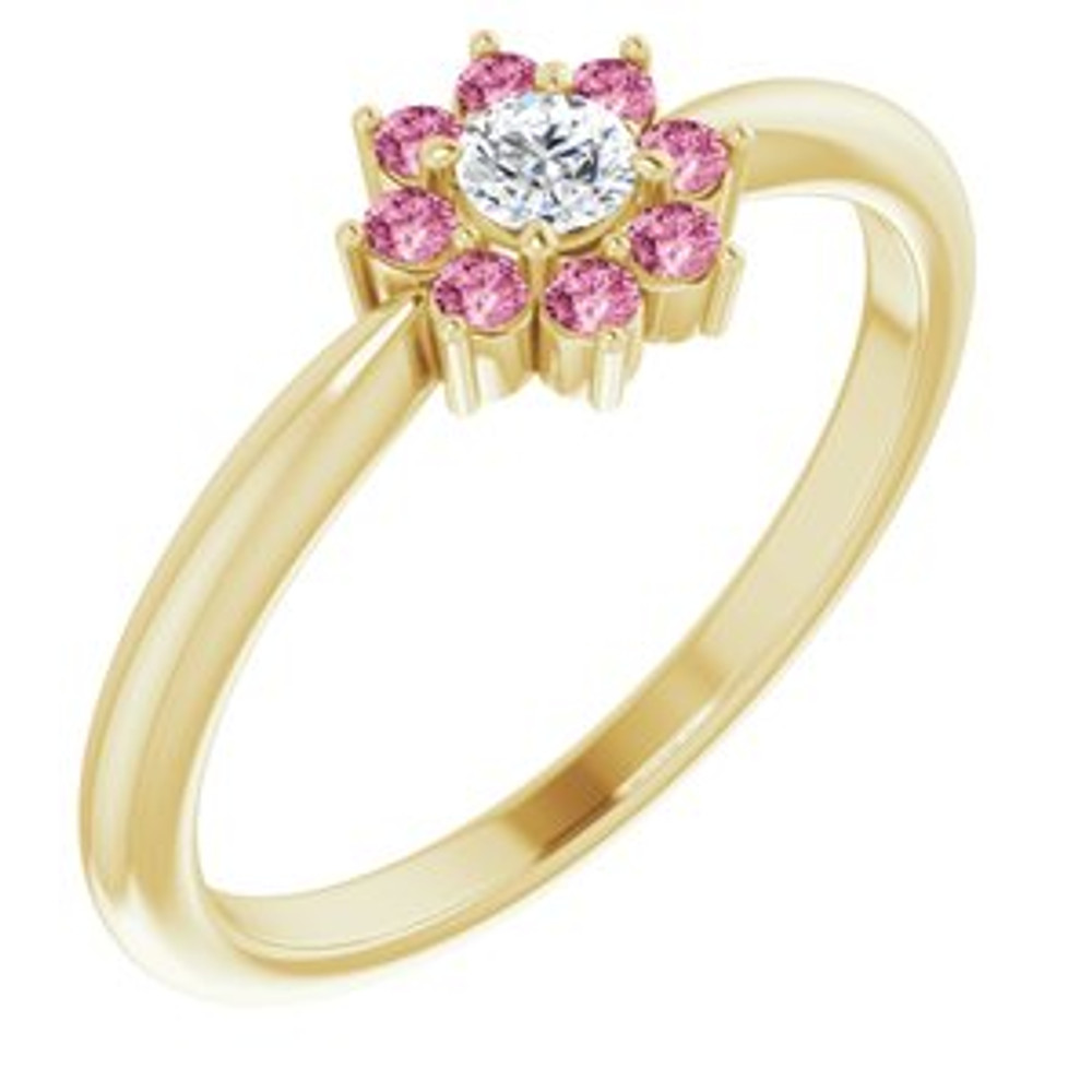 Fabulous and feminine, this pink tourmaline ring will make you feel more beautiful than ever after just moments of having it on.