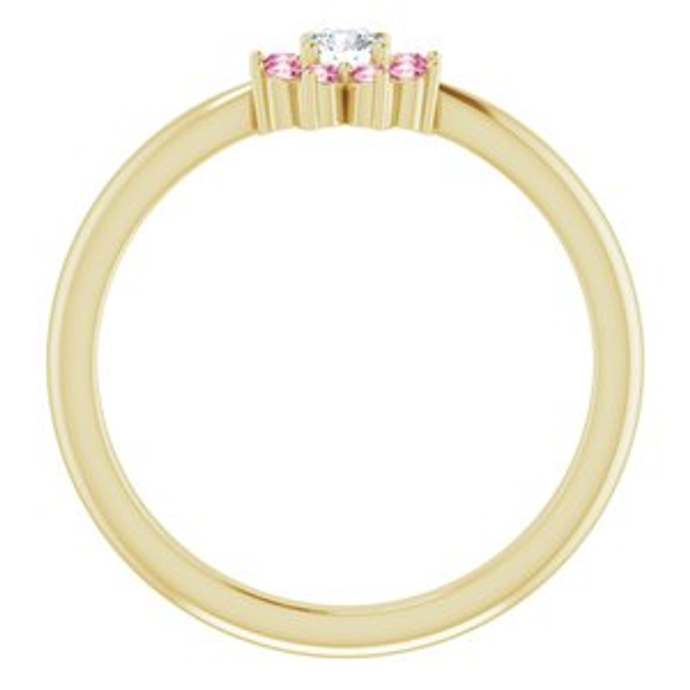 Fabulous and feminine, this pink tourmaline ring will make you feel more beautiful than ever after just moments of having it on.
