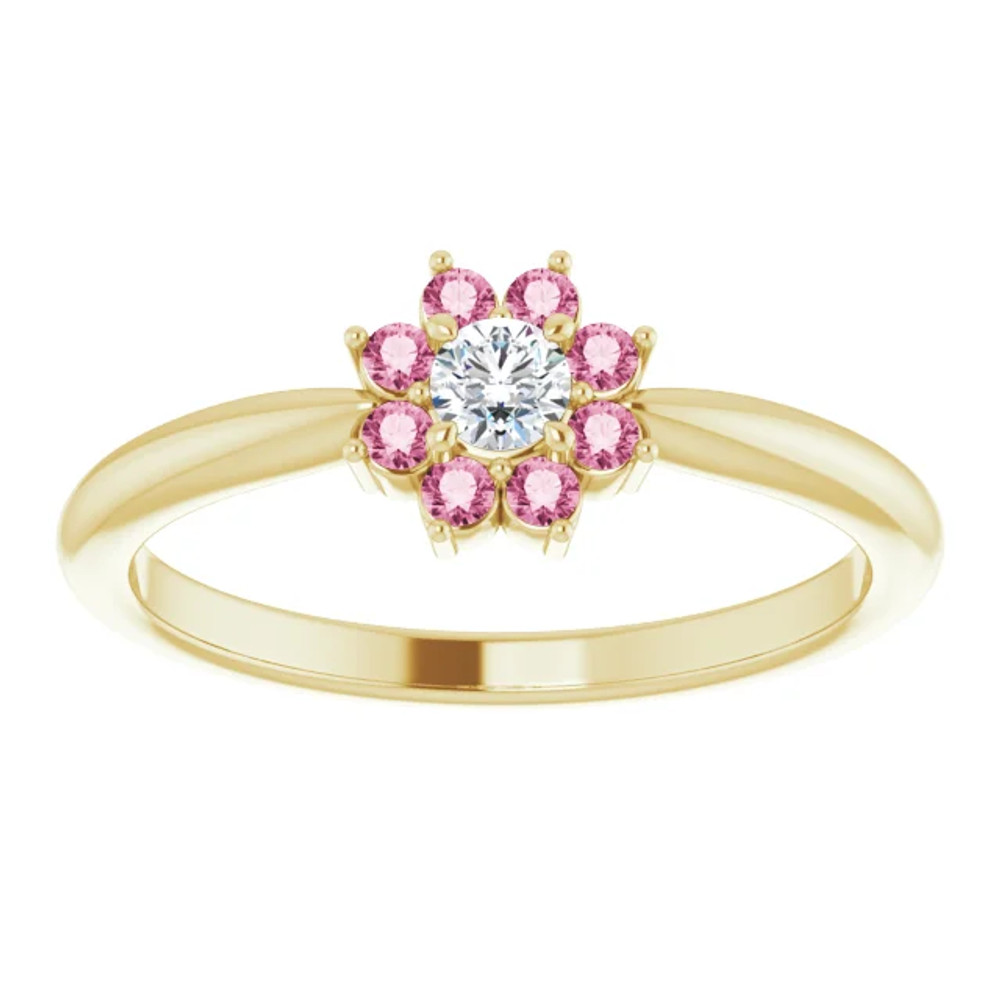 Fabulous and feminine, this pink tourmaline ring will make you feel more beautiful than ever after just moments of having it on.